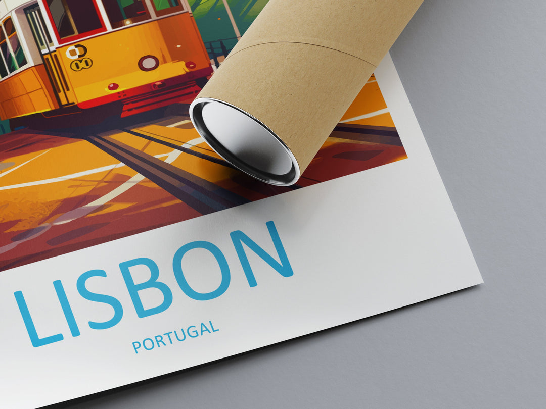 Lisbon Travel Print Wall Art Lisbon Wall Hanging Home Décor Lisbon Gift Art Lovers Portugal Art Lover Gift Lisbon Poster