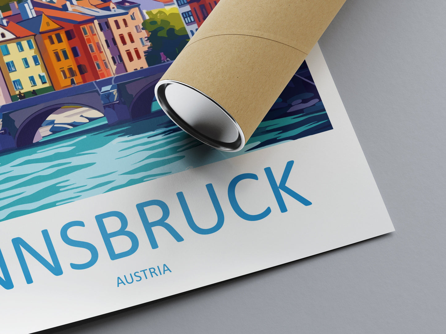 Innsbruck Print Innsbruck Home Decor Landscape Art Print Innsbruck Wall Art for Austria Enthusiast Gift Wall Hanging Innsbruck Austria Print
