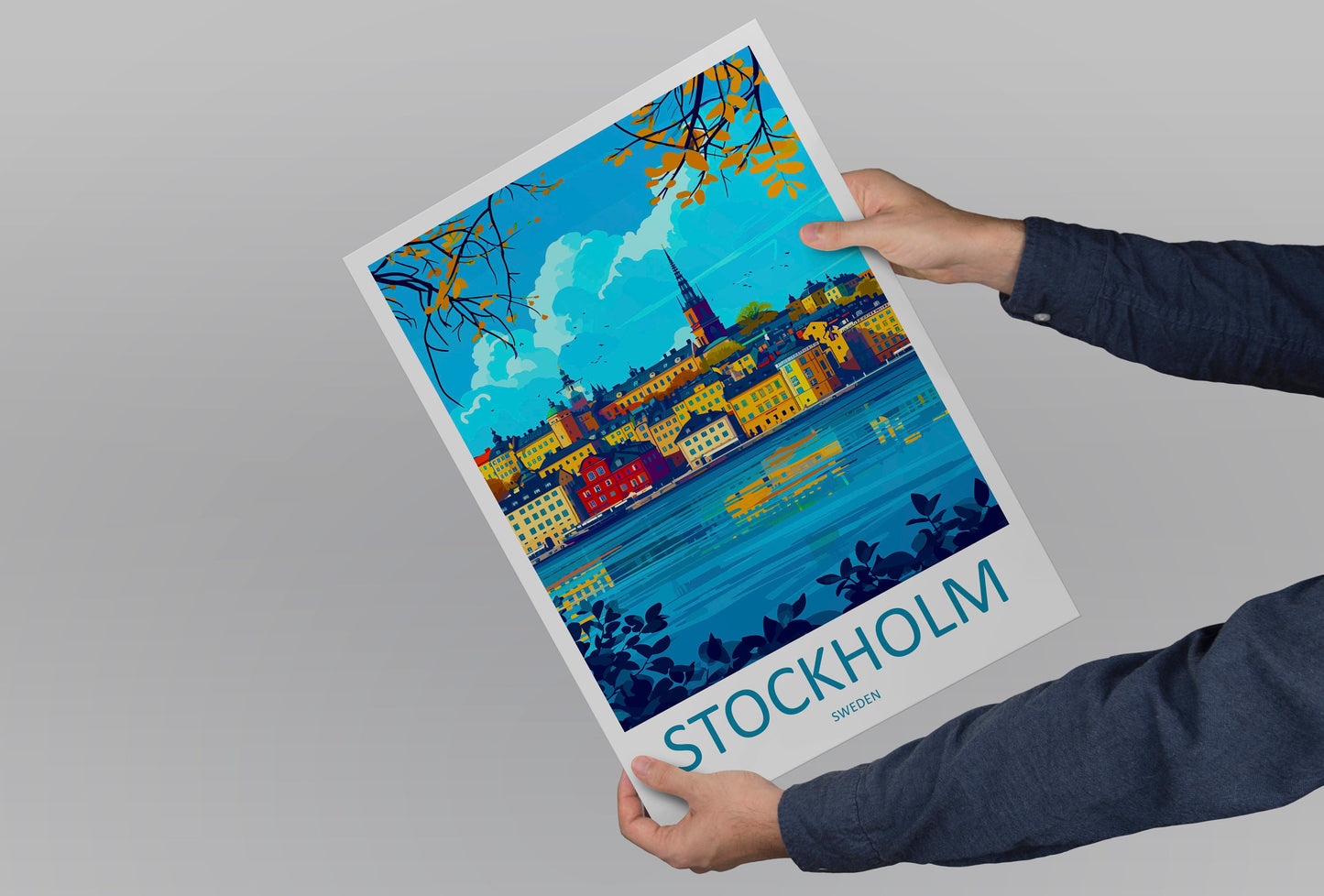 Stockholm Print Stockholm Home Décor Sweden Art Print Stockholm Wall Print For Sweden Gift Wall Hanging Stockholm Home Decor Artwork Swedish