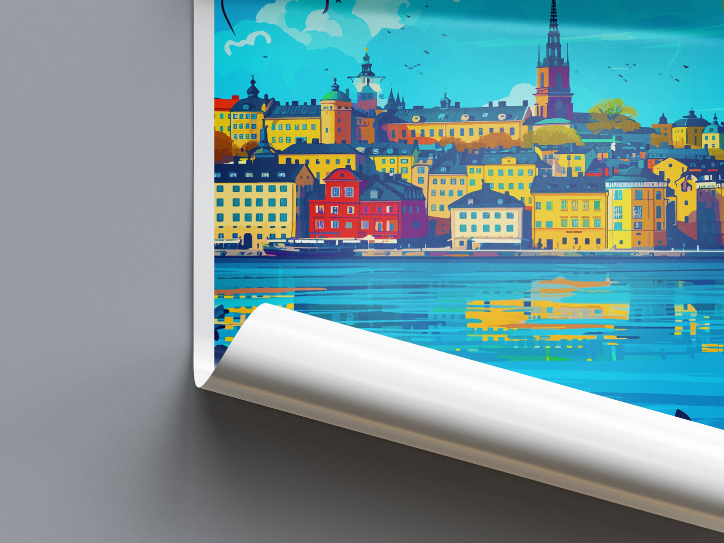 Stockholm Print Stockholm Home Décor Sweden Art Print Stockholm Wall Print For Sweden Gift Wall Hanging Stockholm Home Decor Artwork Swedish