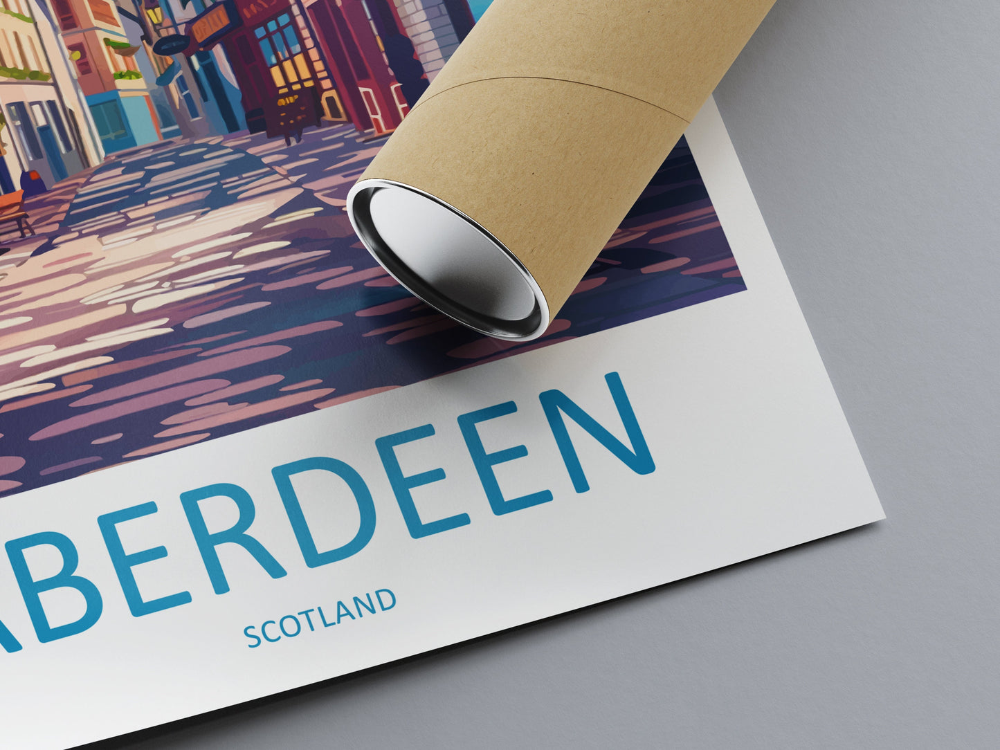 Aberdeen Print Aberdeen Home Décor Scotland City Art Print Aberdeen Wall Art for Scotland Enthusiast Gift Wall Hanging Aberdeen Cityscape
