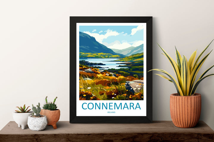 Connemara Travel Print Wall Art Connemara Wall Hanging Home Decoration Connemara Gift Art Lovers Wall Art Print Art Connemara Ireland Print
