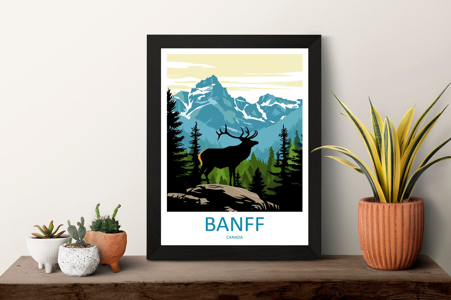 Banff National Park Travel Print Wall Art Banff Wall Hanging Home Décor Banff Gift Art Lovers Canada Art Lover Gift