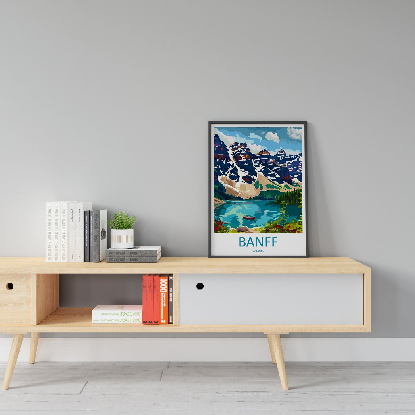 Banff National Park Travel Print Wall Art Banff Wall Hanging Home Décor Banff Gift Art Lovers Canada Art Lover Gift