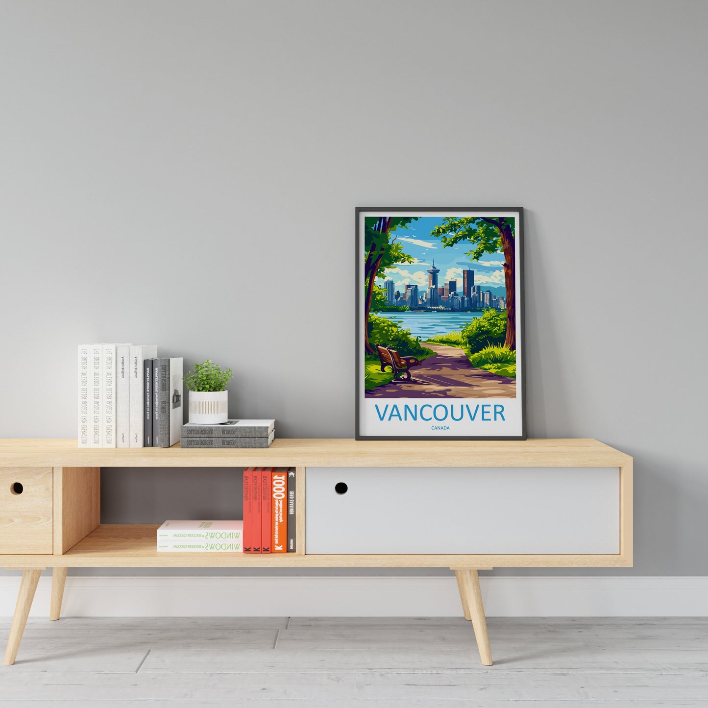 Vancouver Travel Print Wall Art Vancouver Wall Hanging Home Décor Vancouver Gift Art Lovers Canada Art Lover Gift Vancouver Gift
