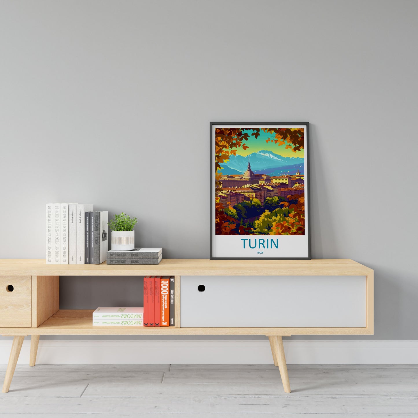 Turin Travel Print Wall Art Turin Wall Hanging Home Décor Turin Gift Art Lovers Italy Art Lover Gift Turin Print Turin Italy Art