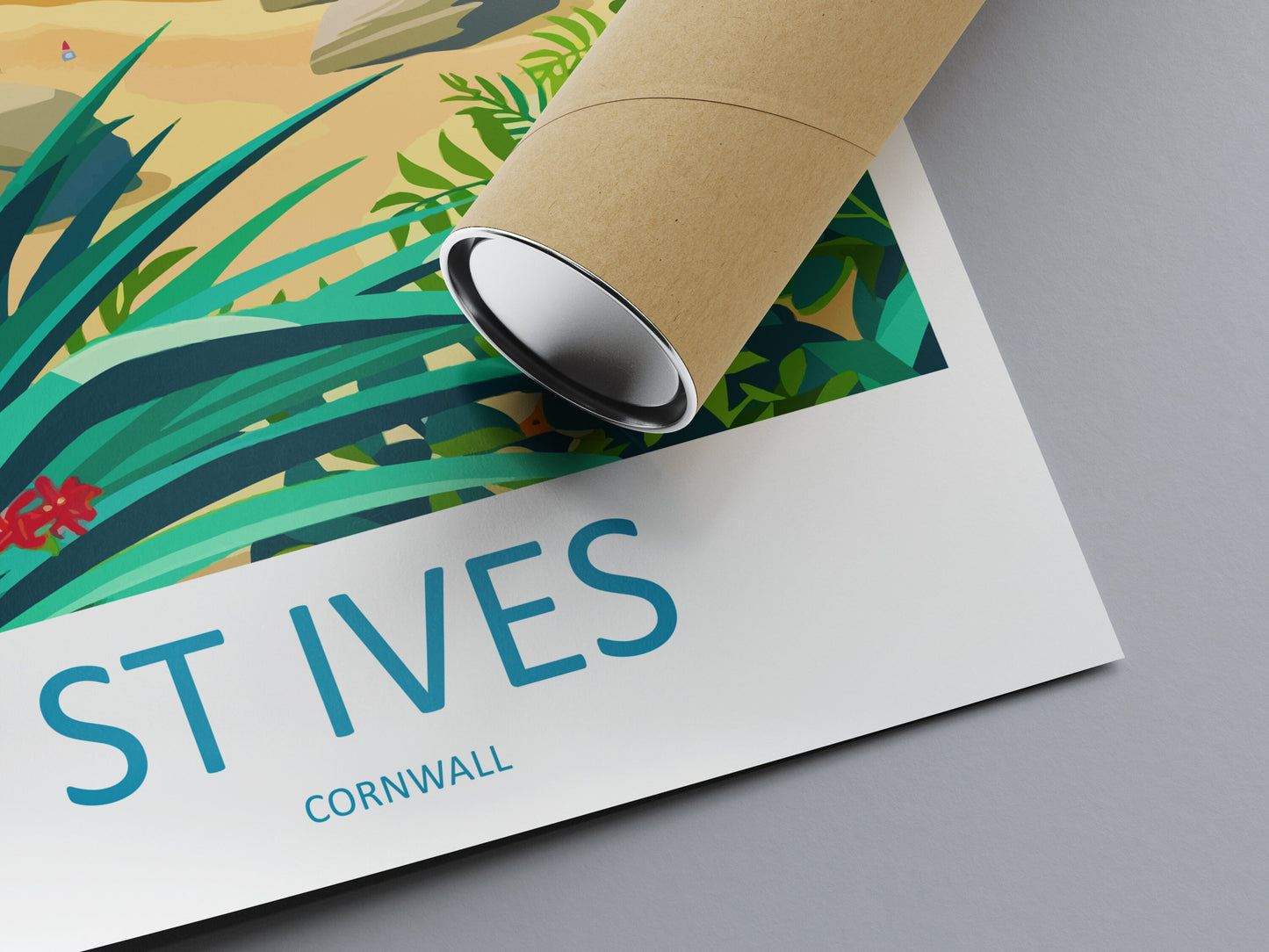 St Ives Travel Print Wall Art St Ives Wall Hanging Home Décor St Ives Gift Art Lovers England Art Lover Gift St Ives Travel Souvenir