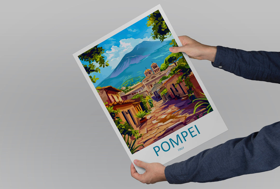 Pompeii Travel Print Wall Art Pompeii Italy Wall Hanging Home Decoration Pompeii Gift Art Lovers Wall Art Print Pompeii Italy Art Pompeii