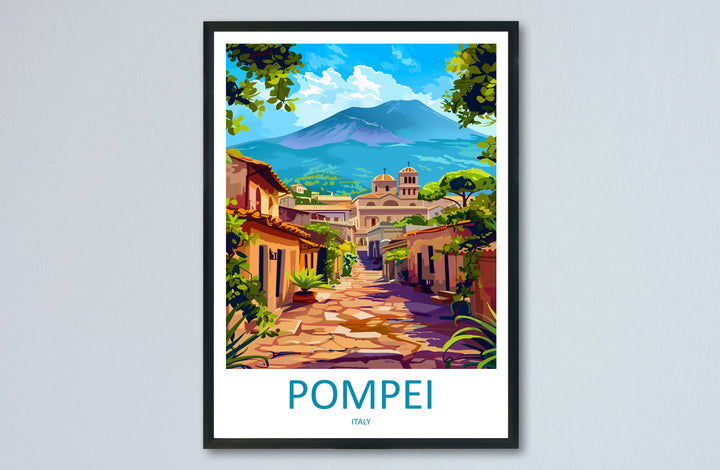 Pompeii Travel Print Wall Art Pompeii Italy Wall Hanging Home Decoration Pompeii Gift Art Lovers Wall Art Print Pompeii Italy Art Pompeii