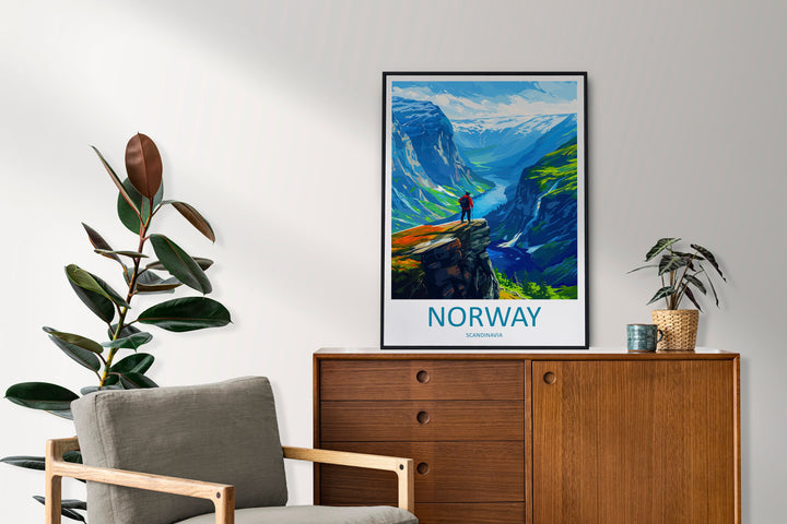 Norway Travel Print The Fjords Norway Home Décor The Fjords Art Print Norwegian Mountains Room Print For Scandinavian Mountains Gift Art