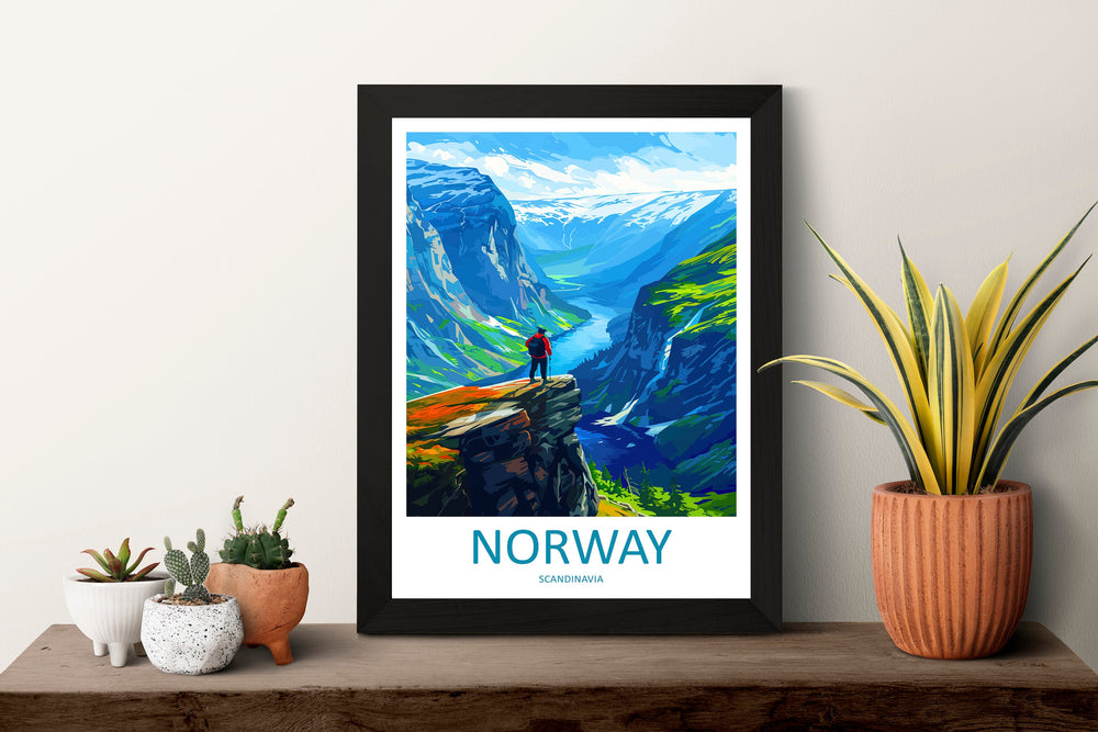 Norway Travel Print The Fjords Norway Home Décor The Fjords Art Print Norwegian Mountains Room Print For Scandinavian Mountains Gift Art