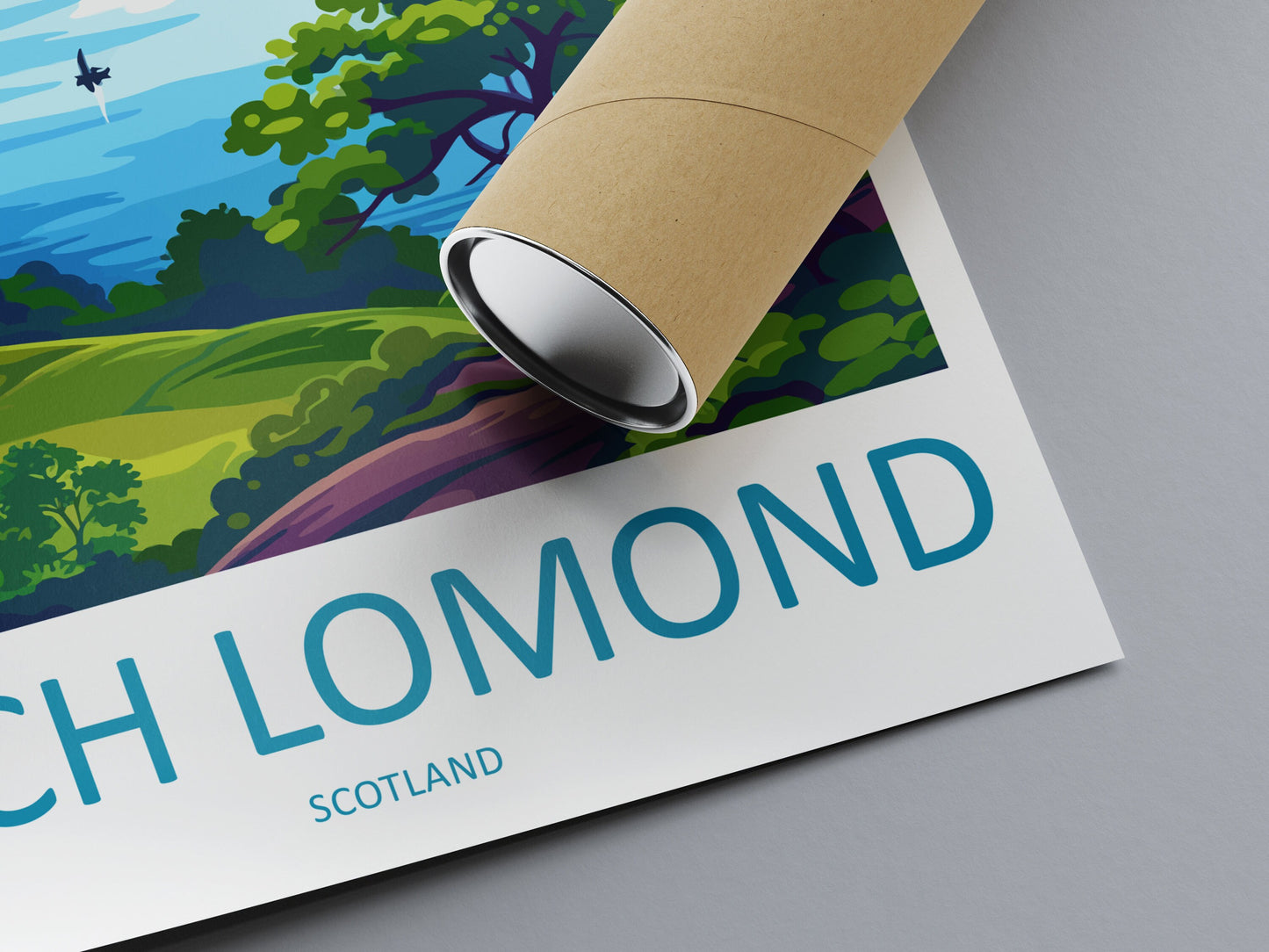 Loch Lomond Travel Print Wall Art Loch Lomond Wall Hanging Home Decoration National Park Gift Art Lovers Wall Art Print Loch Lomond Poster