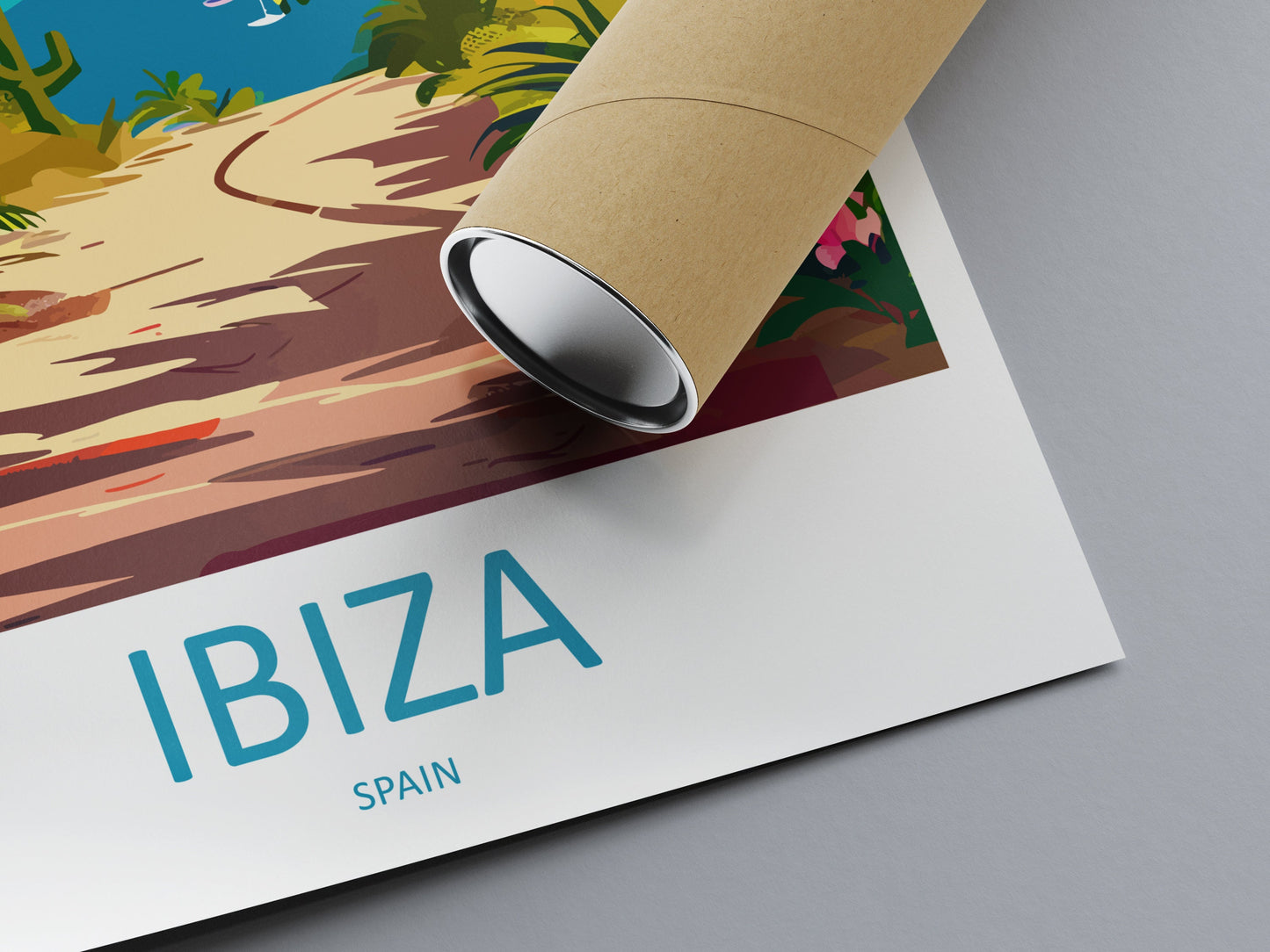 Ibiza Travel Print Wall Art Ibiza Wall Hanging Home Décor Ibiza Gift Art Lovers Spain Art Lover Gift Ibiza Wall Décor Ibiza Spain Print