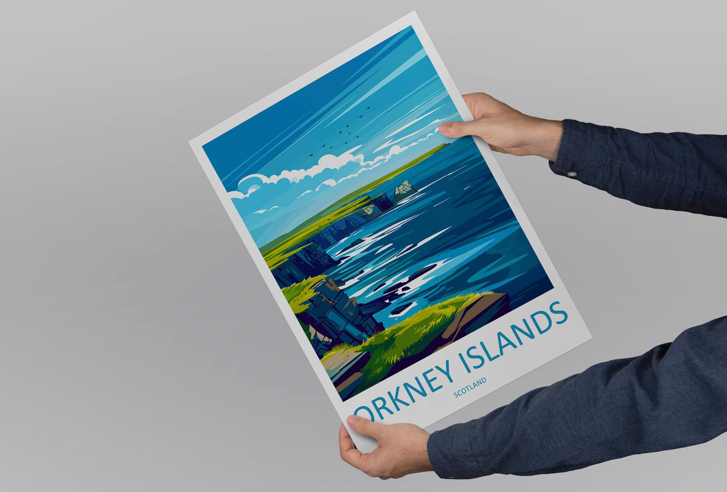 Orkney Islands Print Orkney Islands Home Decor Landscape Print Orkney Islands Wall Art Scotland Enthusiast Gift Wall Hanging Orkney Islands