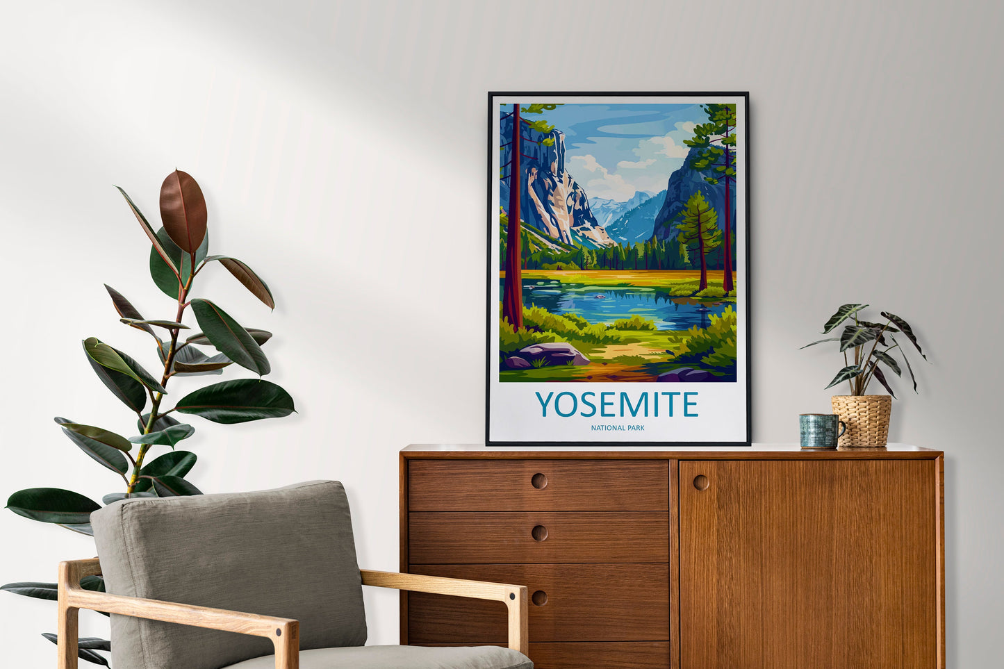 Yosemite Travel Print Wall Art Yosemite Wall Hanging Home Decor National Park Gift Yosemite Lovers National Park Wall Yosemite National Park