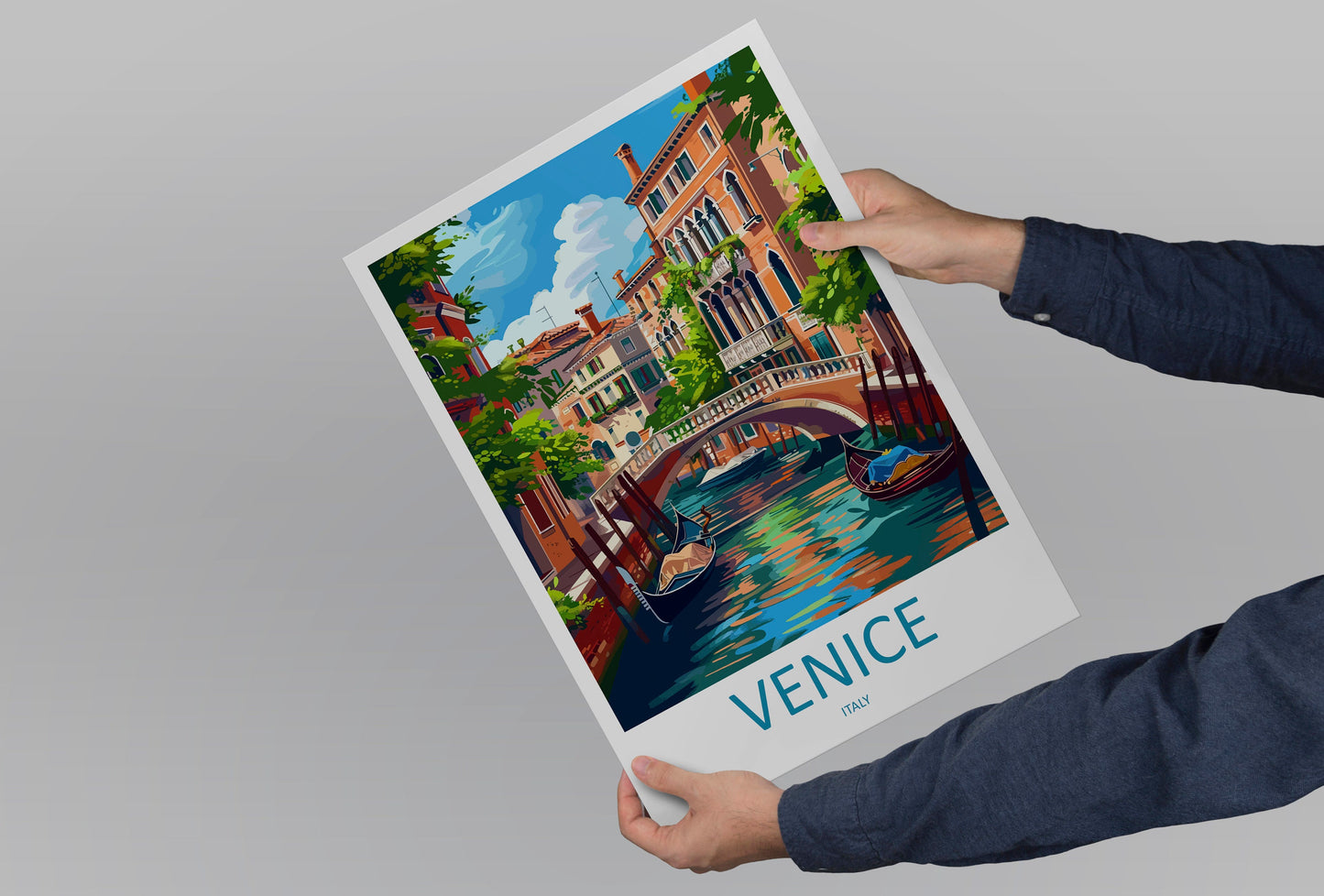 Venice Travel Print Wall Art Venice Italy Wall Hanging Home Decoration Venice Gift Art Lovers Wall Art Print Venice Italy St. Mark's Square
