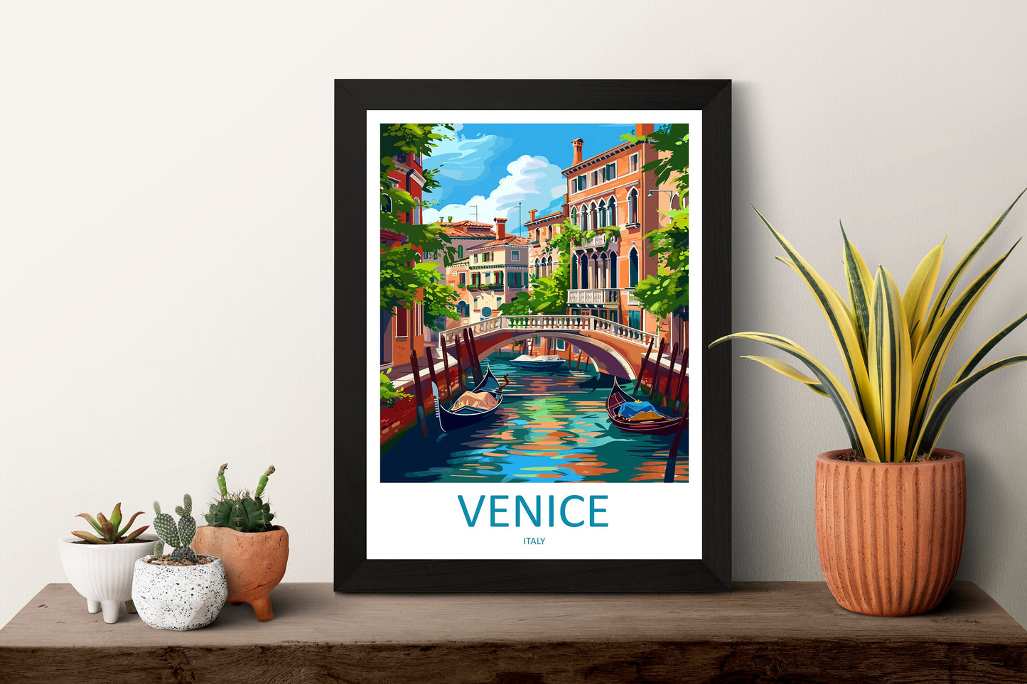 Venice Travel Print Wall Art Venice Italy Wall Hanging Home Decoration Venice Gift Art Lovers Wall Art Print Venice Italy St. Mark's Square