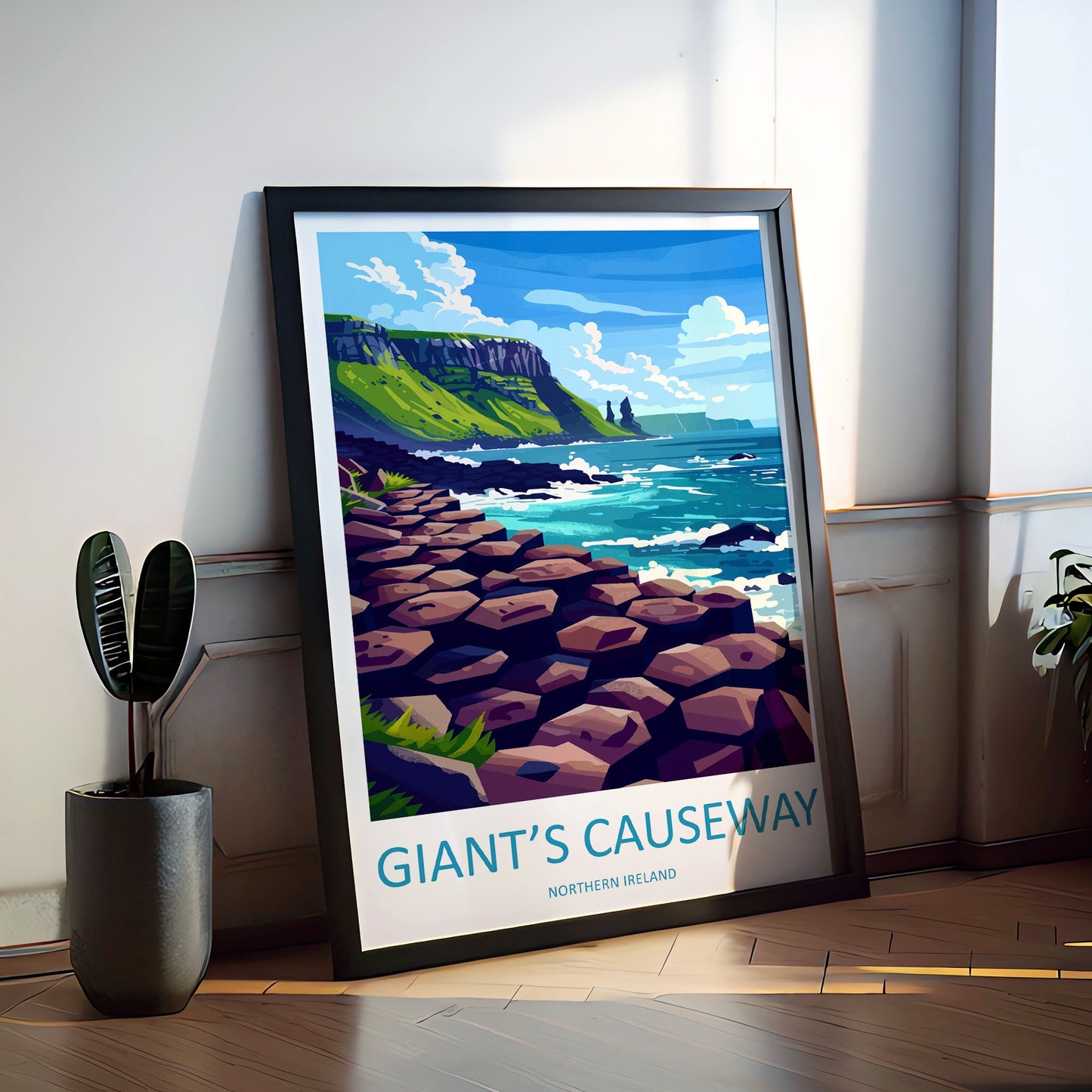 Giant's Causeway Print Giant's Causeway Home Décor Landscape Print Giant's Causeway Wall Art Northern Ireland Enthusiast Gift Wall Hanging