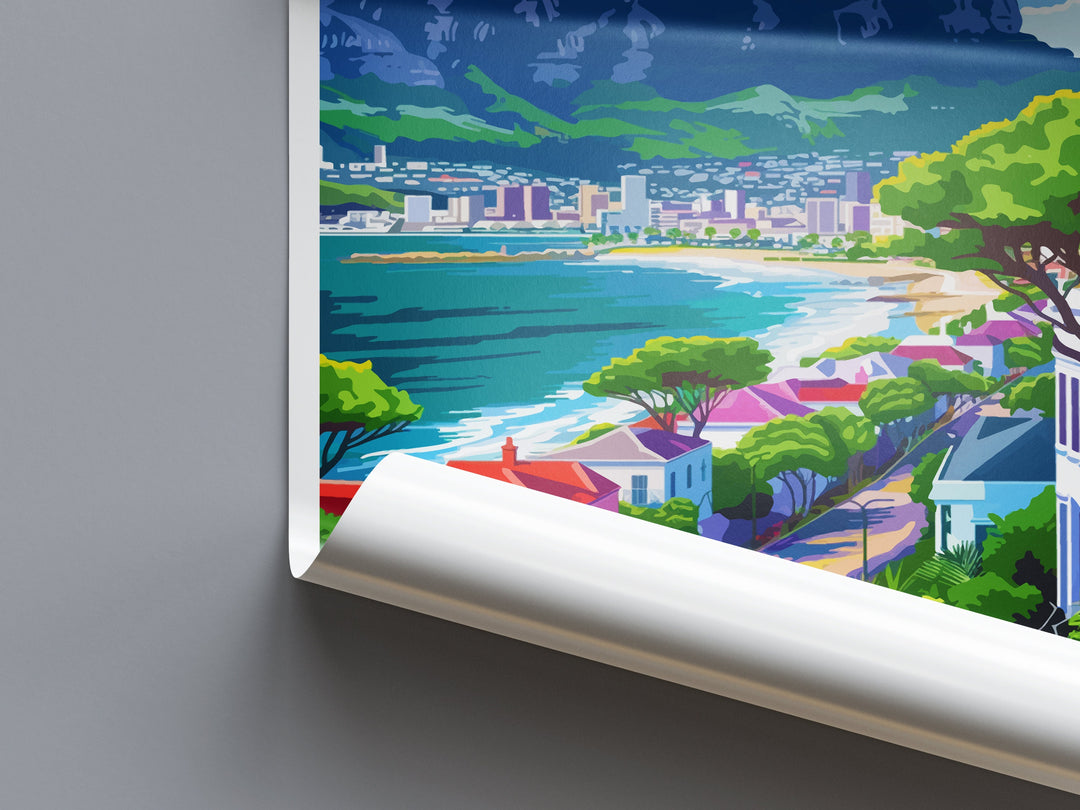 Cape Town Travel Print Wall Art Cape Town Wall Hanging Home Décor Cape Town Gift Art Lovers South Africa Art Print Cape Town Wall Décor Art
