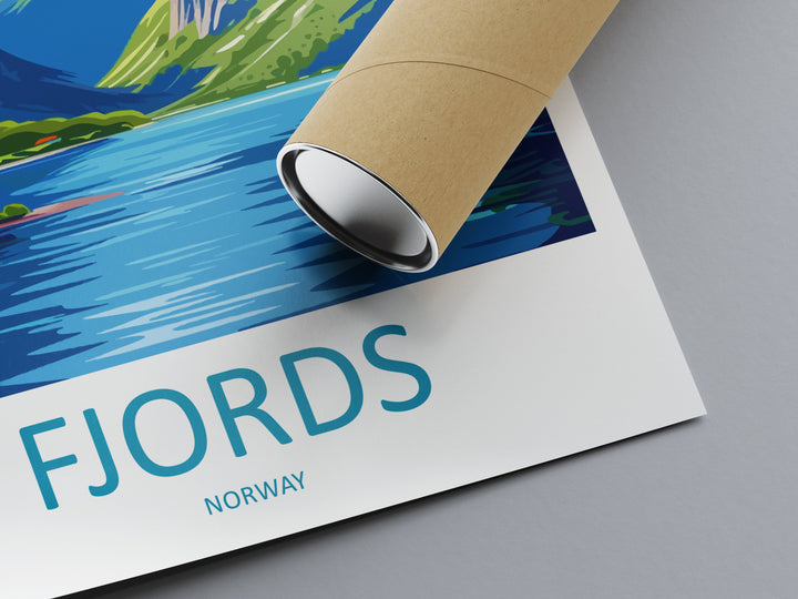 The Fjords Travel Print The Fjords Norway Home Décor The Fjords Art Print Norwegian Mountains Room Print For Scandinavian Mountains Gift Art