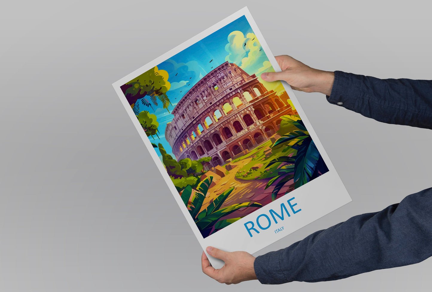Rome Travel Print Wall Art Rome Wall Hanging Home Décor Rome Gift Art Lovers Italy Art Lover Gift Rome Print Italy Wall Art Decor