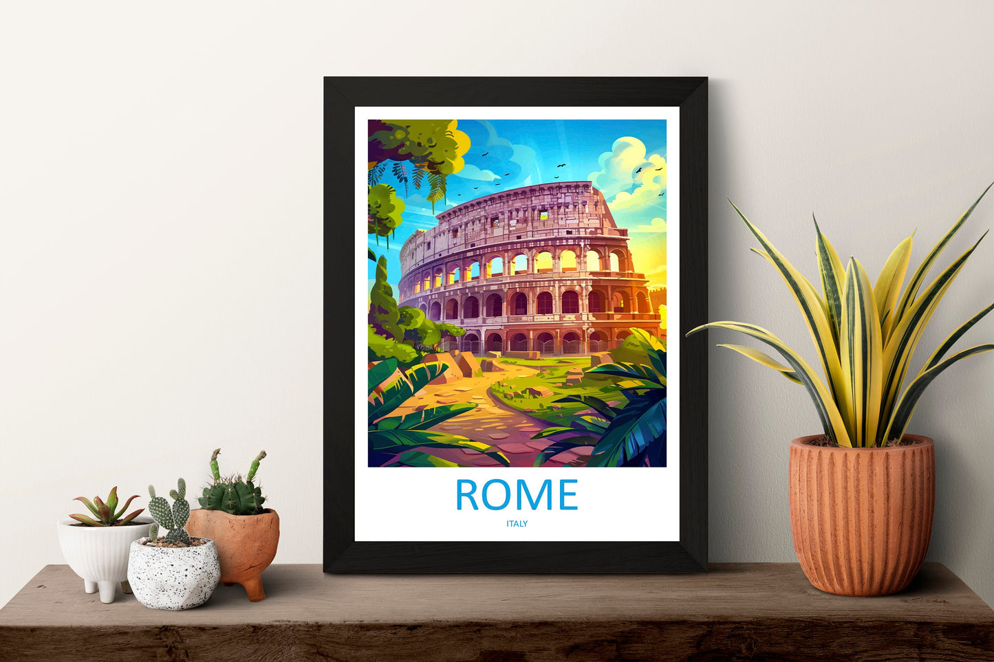 Rome Travel Print Wall Art Rome Wall Hanging Home Décor Rome Gift Art Lovers Italy Art Lover Gift Rome Print Italy Wall Art Decor