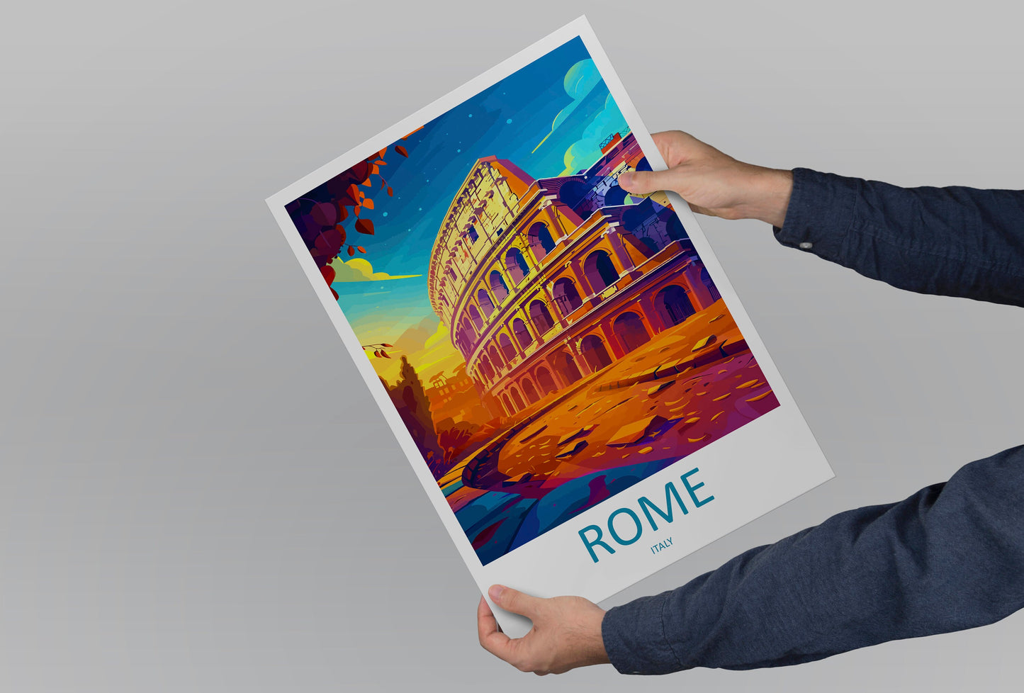 Rome Travel Print Wall Art Rome Wall Hanging Home Décor Rome Gift Art Lovers Italy Art Lover Gift Rome Print Italy Wall Art Decor