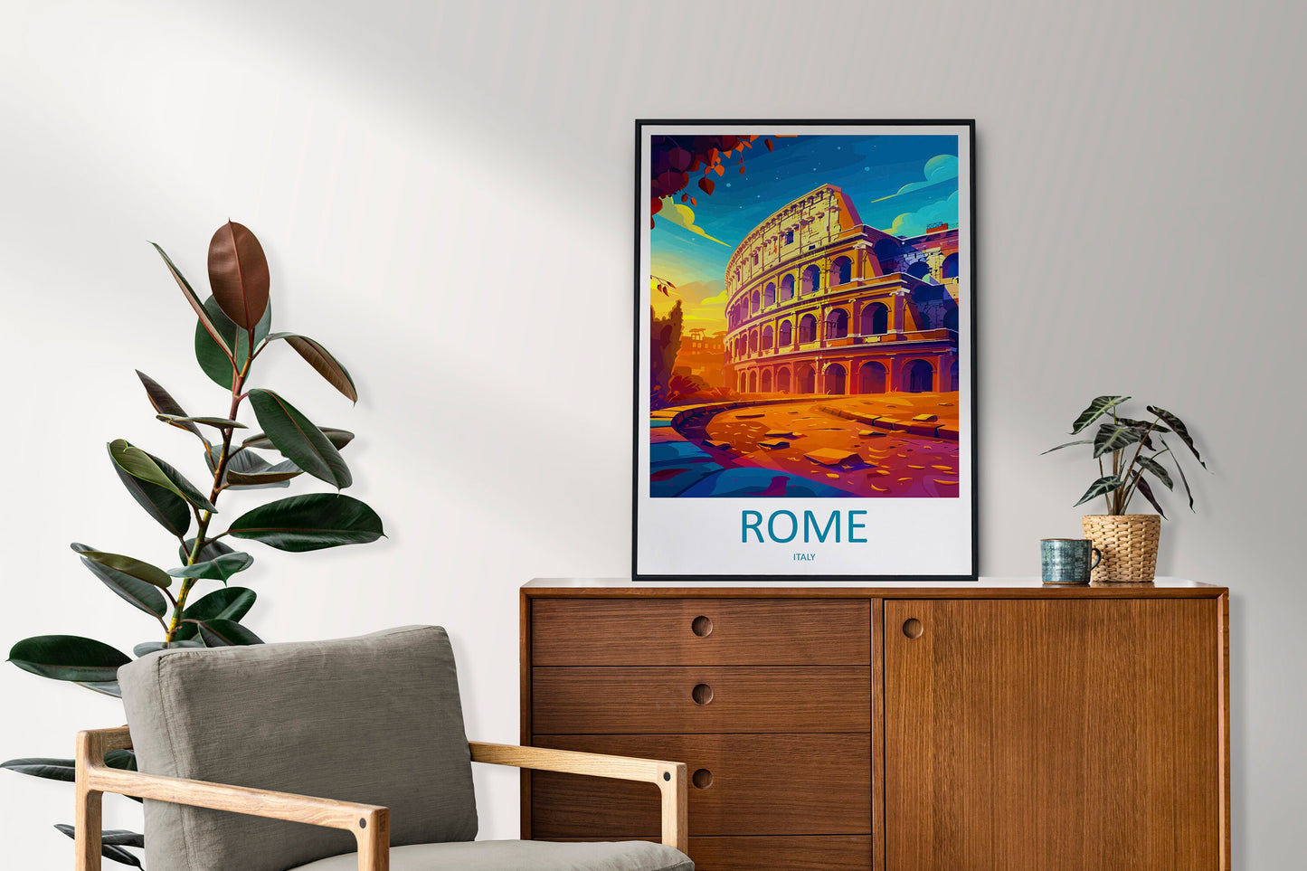 Rome Travel Print Wall Art Rome Wall Hanging Home Décor Rome Gift Art Lovers Italy Art Lover Gift Rome Print Italy Wall Art Decor