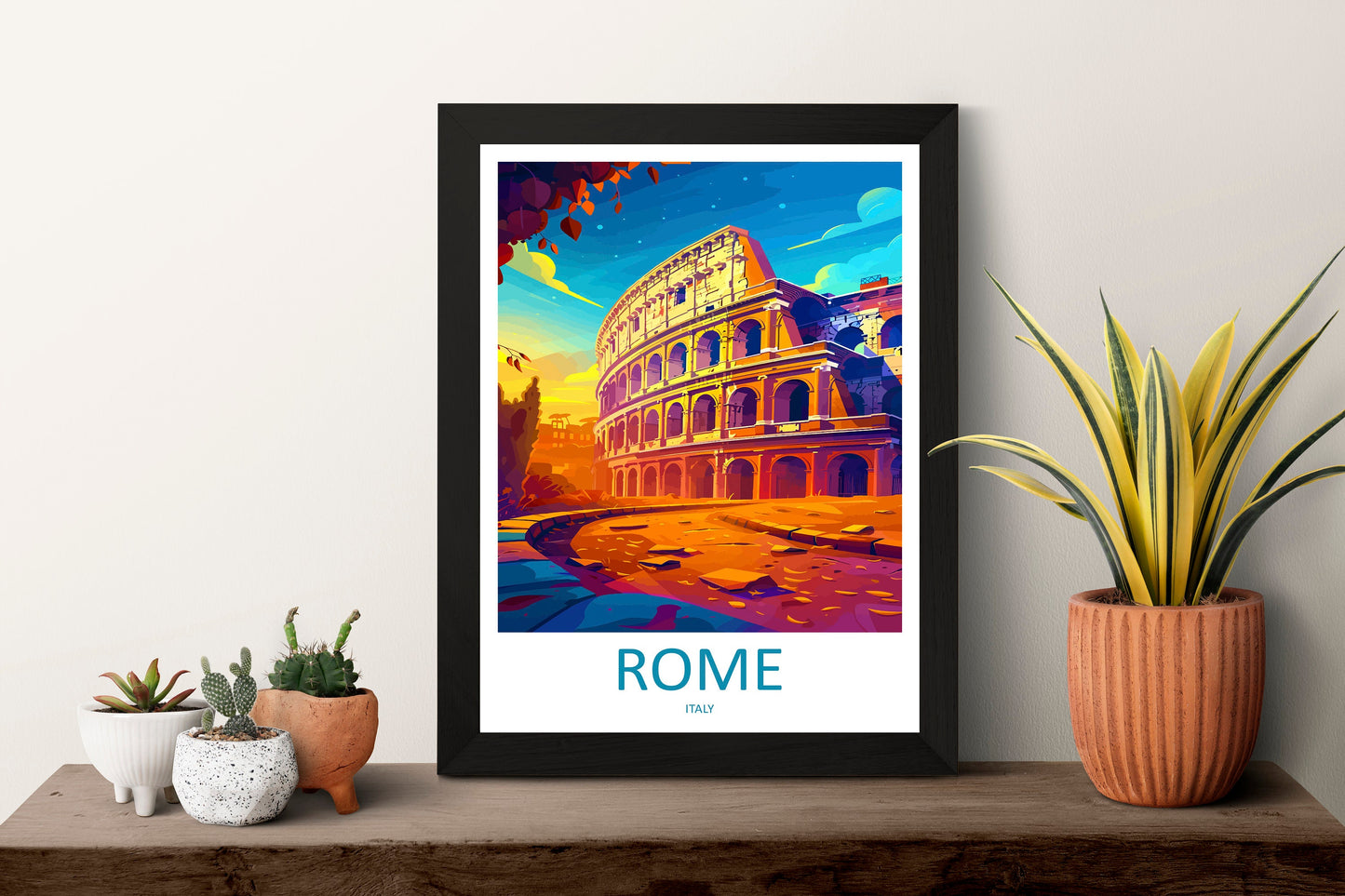 Rome Travel Print Wall Art Rome Wall Hanging Home Décor Rome Gift Art Lovers Italy Art Lover Gift Rome Print Italy Wall Art Decor
