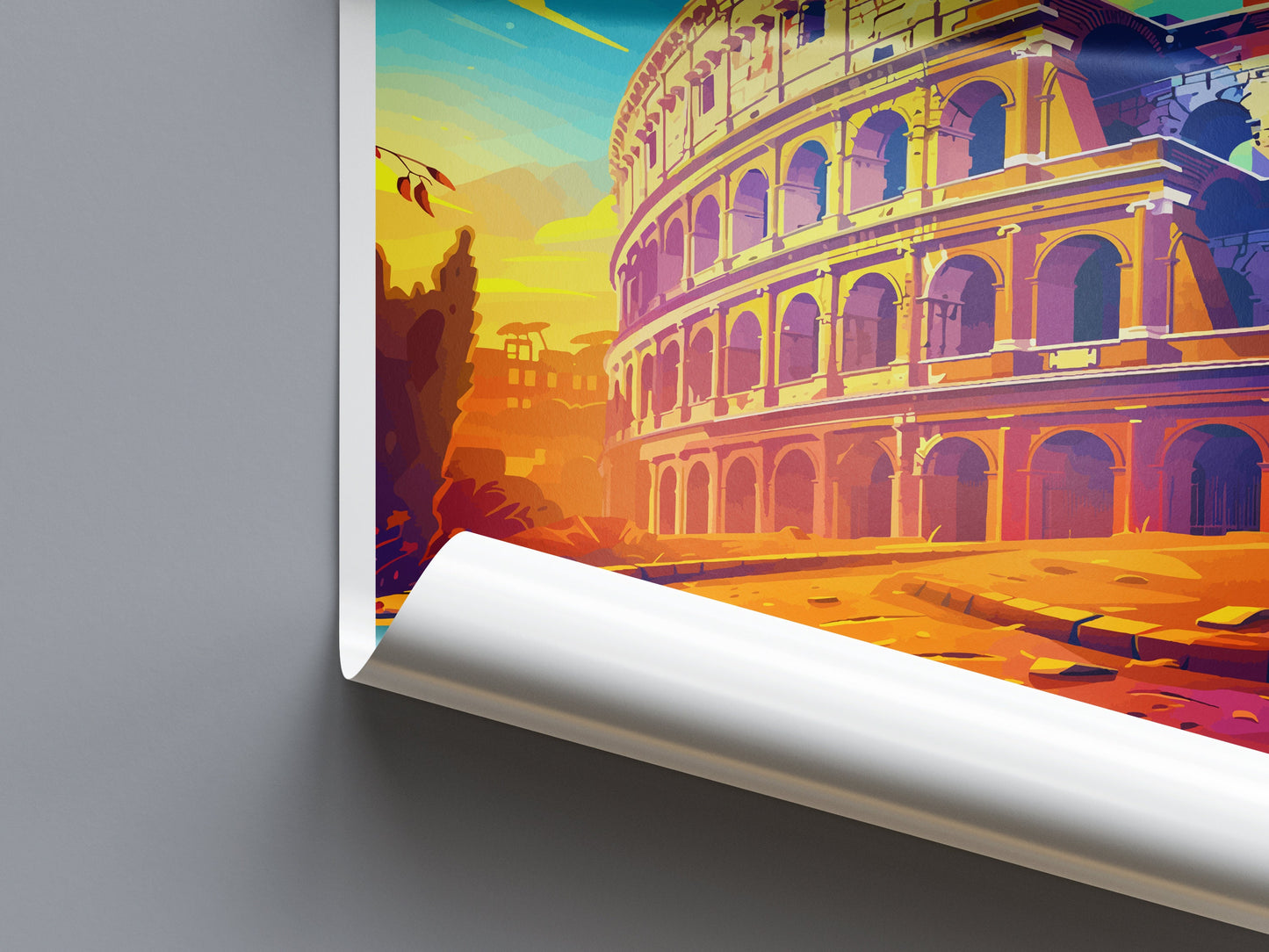 Rome Travel Print Wall Art Rome Wall Hanging Home Décor Rome Gift Art Lovers Italy Art Lover Gift Rome Print Italy Wall Art Decor