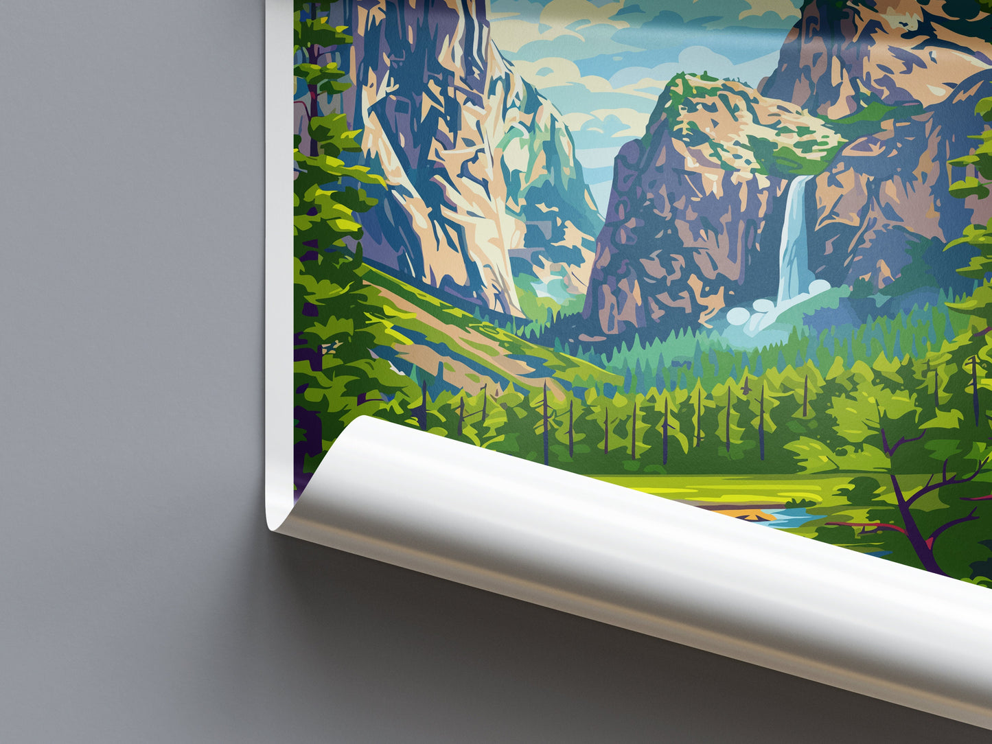 Yosemite Travel Print Wall Art Yosemite Wall Hanging Home Decor National Park Gift Yosemite Lovers National Park Wall Yosemite National Park