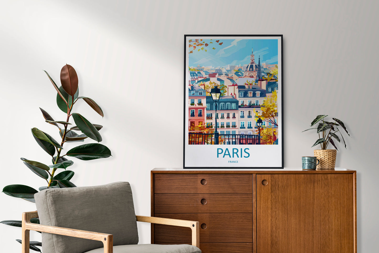 Paris Travel Print Wall Art Paris Wall Hanging Home Décor Paris Gift Art Lovers France Art Lover Gift Paris Print France Wall Art Décor