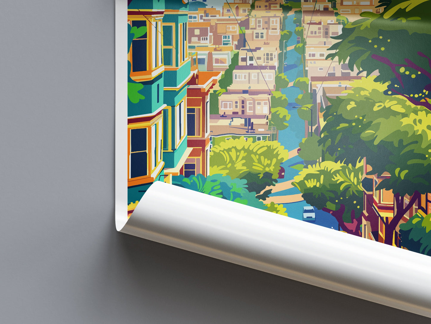San Francisco Golden Gate Travel Print Wall Art San Francisco Wall Hanging Home Décor San Francisco Gift Art Lovers California Art Lover