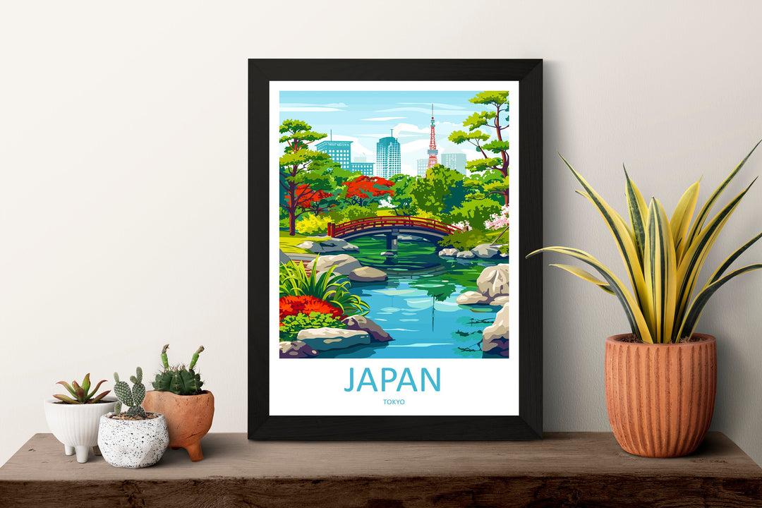 Japan Travel Print Wall Art Japan Wall Hanging Home Décor Japan Gift Art Lovers Tokyo Art Lover Gift Tokyo Travel Gift