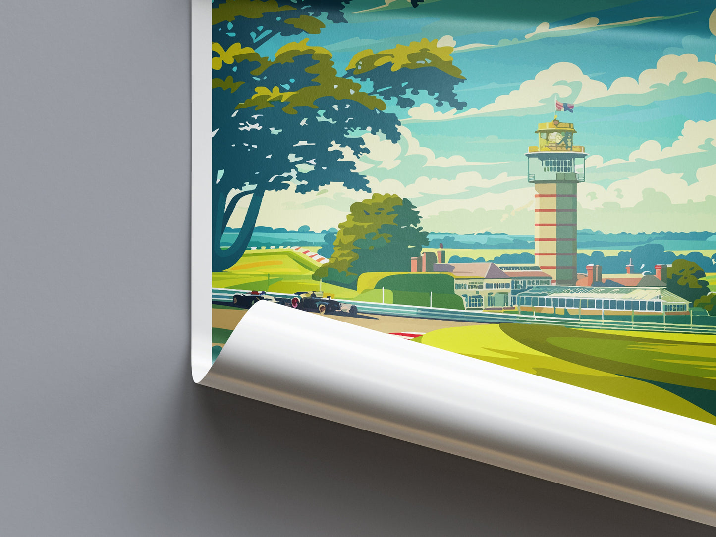 Chichester Motorsport At Goodwood Travel Print Wall Art Chichester Wall Hanging Home Décor Chichester Gift Art Lovers England Art Lover Gift