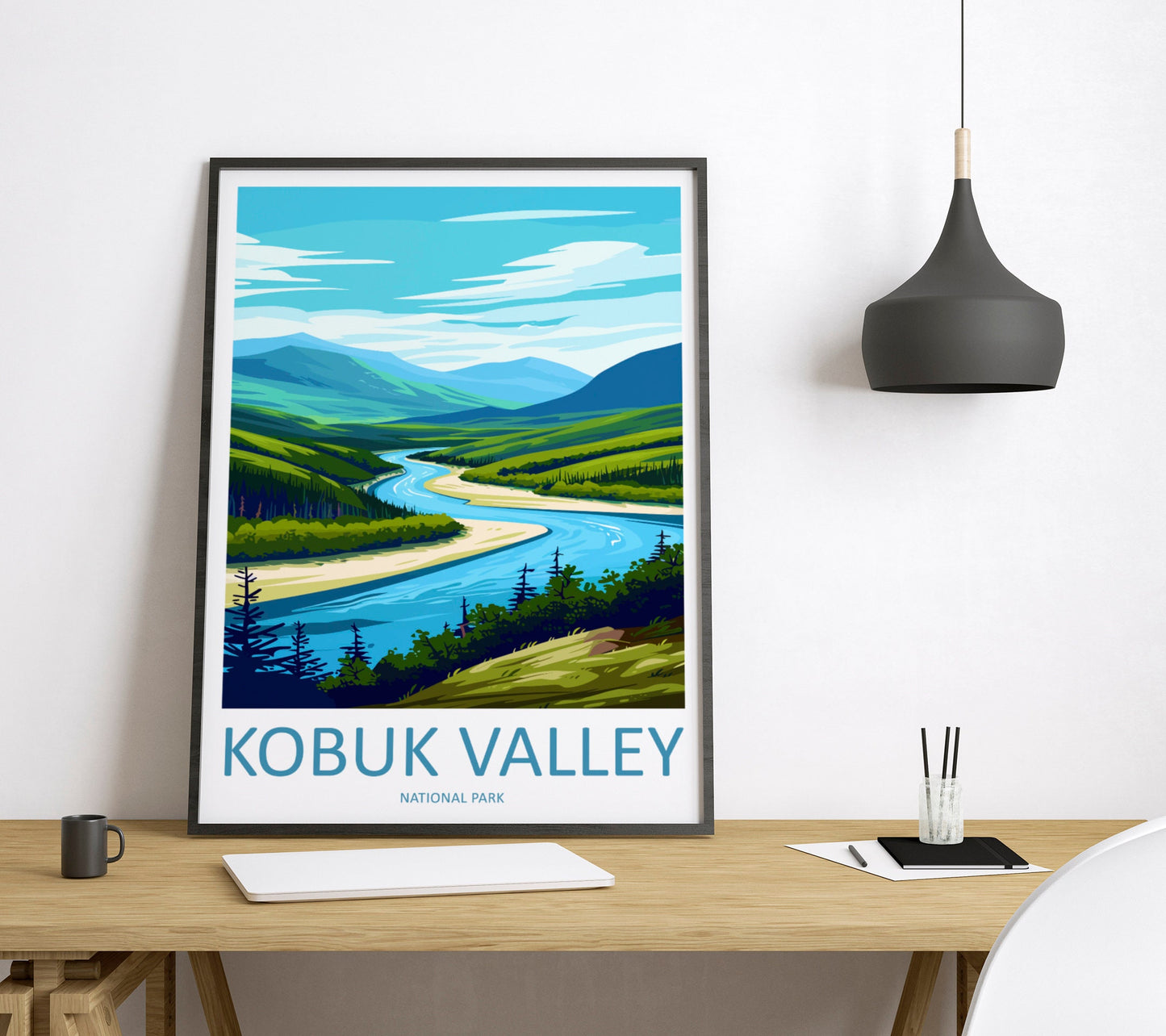 Kobuk Valley National Park Travel Print Wall Art Kobuk Valley Wall Hanging Home Décor Kobuk Valley Gift Art Lovers Alaska Art Lover Gift