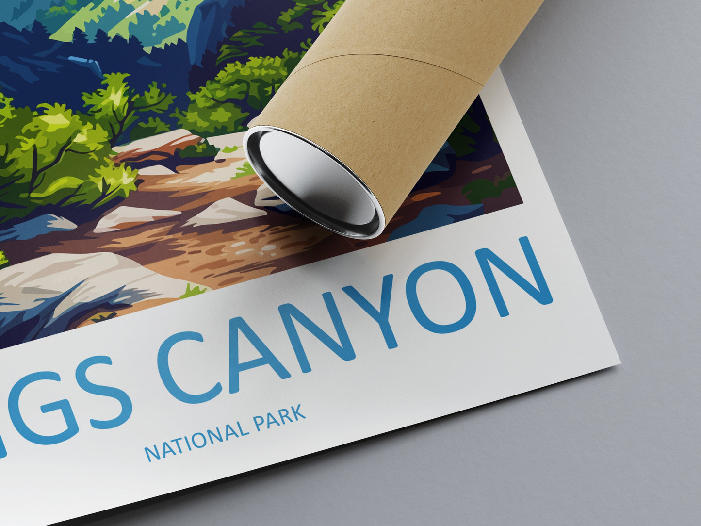 Kings Canyon National Park Travel Print Wall Art Kings Canyon National Park Wall Hanging Home Décor Kings Canyon National Park Gift Art
