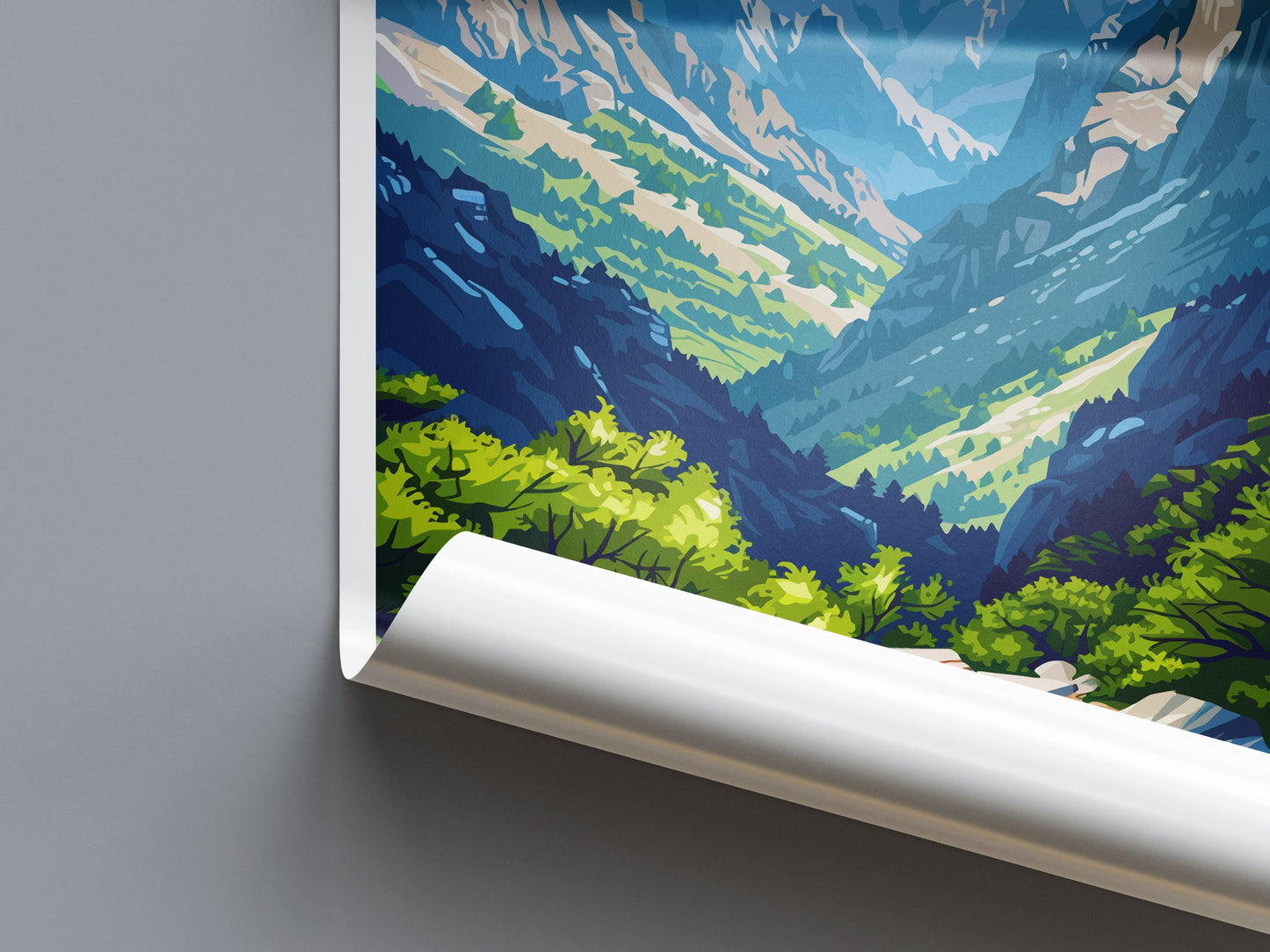 Kings Canyon National Park Travel Print Wall Art Kings Canyon National Park Wall Hanging Home Décor Kings Canyon National Park Gift Art