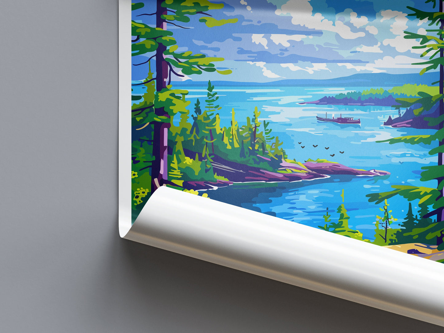 Isle Royale National Park Travel Print Wall Art Isle Royale National Park Wall Hanging Home Décor Isle Royale National Park Gift Art