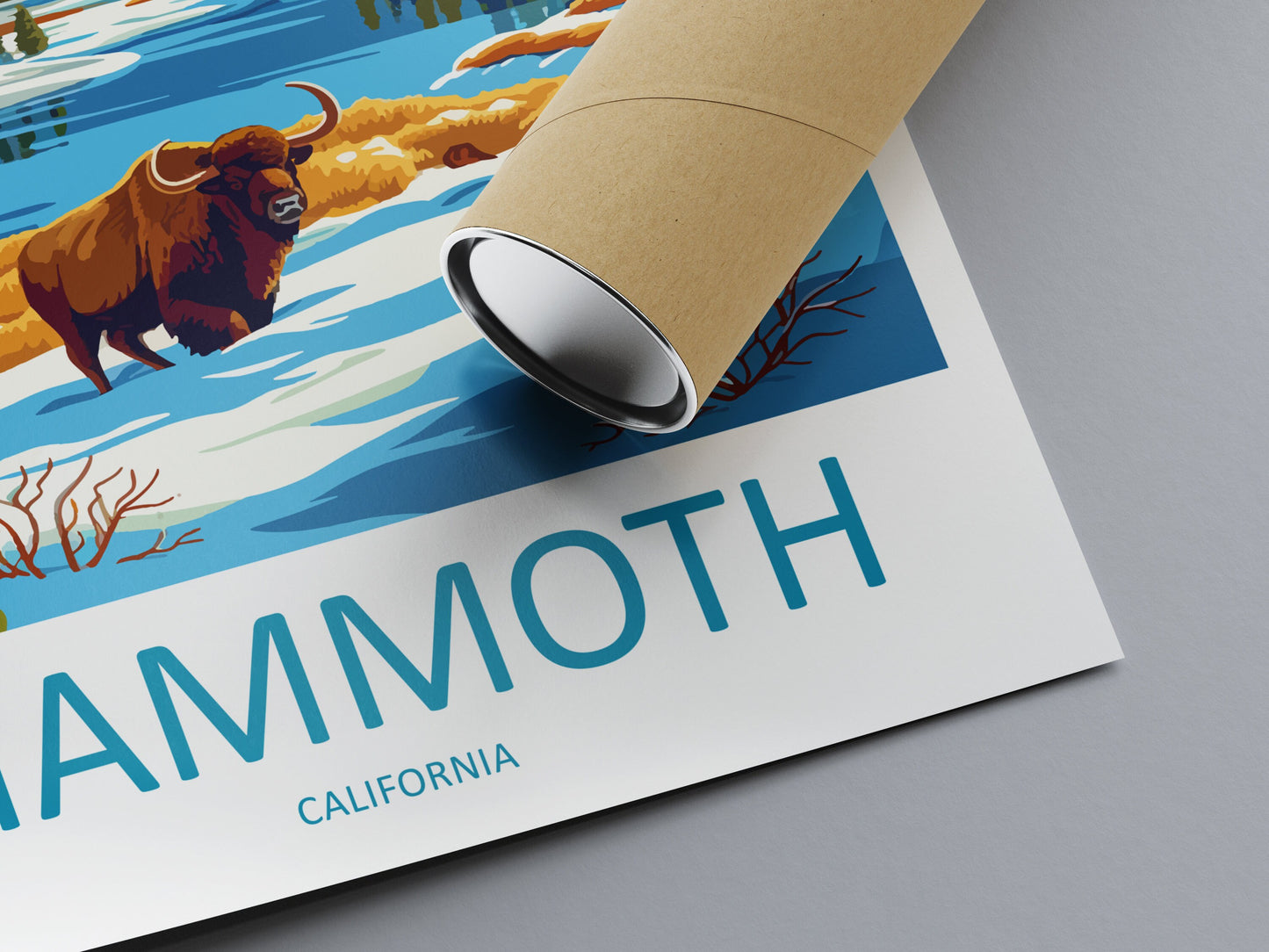 Lake Mammoth Travel Print Wall Art Lake Mammoth Wall Hanging Home Décor Lake Mammoth Gift Art Lovers California Art Lover Gift