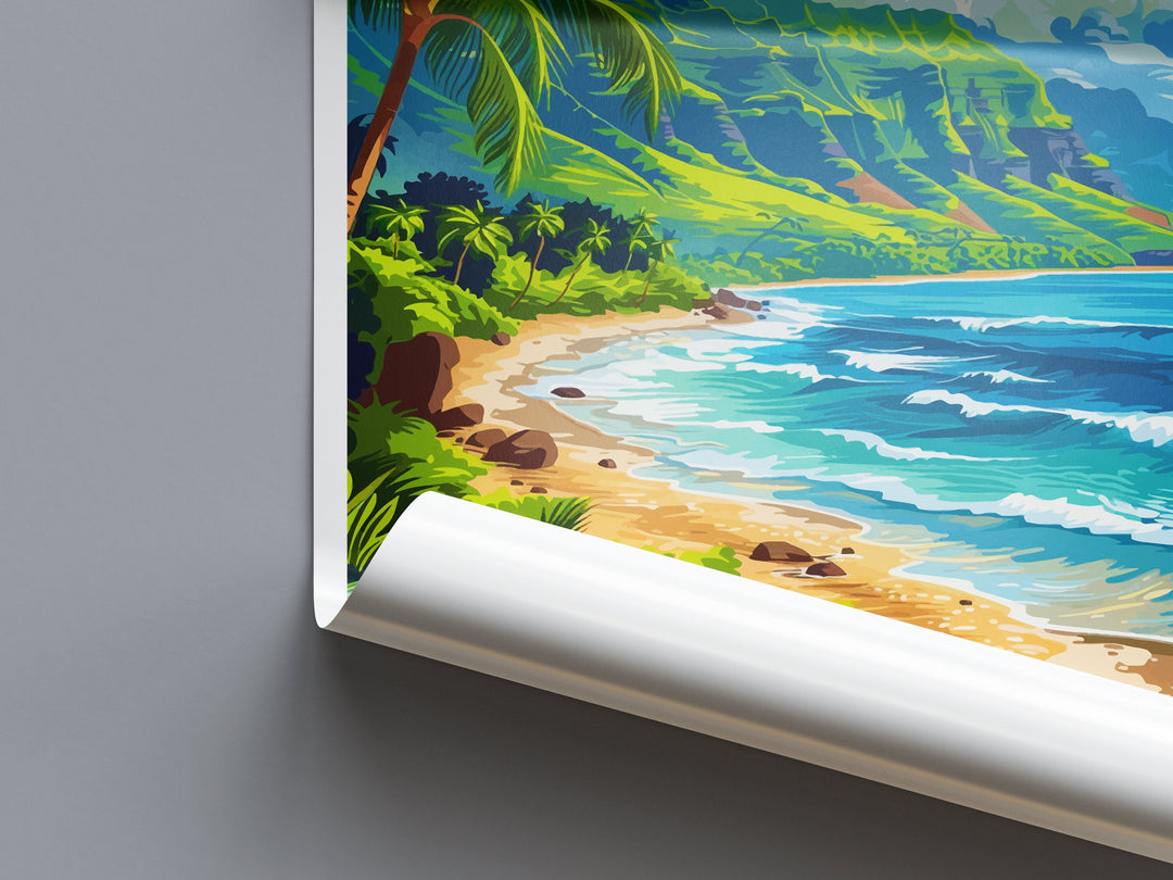 Maui Travel Print Wall Art Maui Wall Hanging Home Décor Maui Gift Art Lovers Hawaii Art Lover Gift Print Artwork