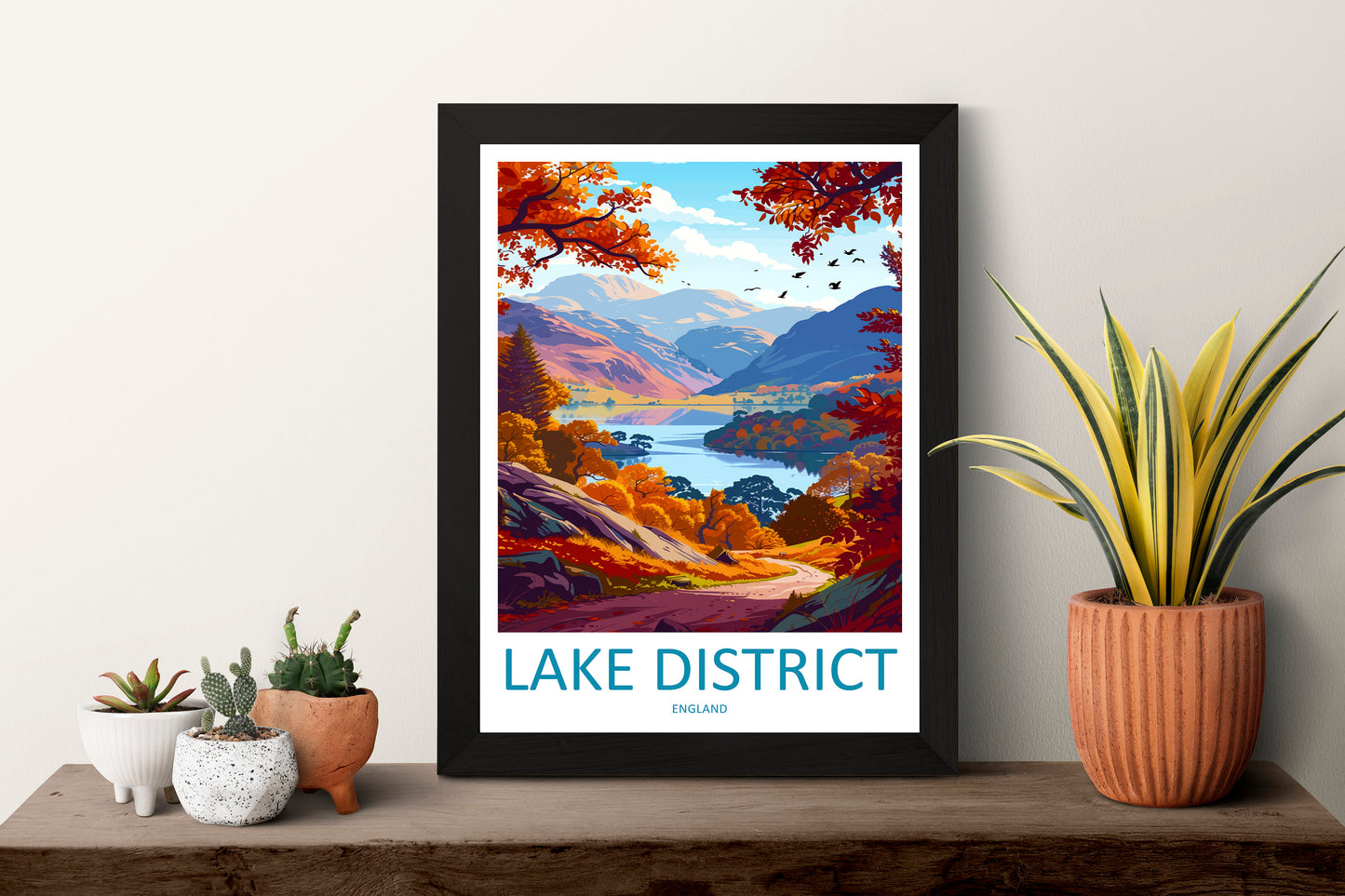 Lake District Print Lake District Home Decor Landscape Art Print Lake District Wall Art Nature Enthusiast Gift Wall Hanging Lake District