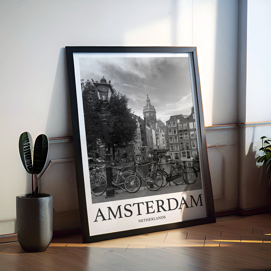 Amsterdam Photo Print of Amsterdam Travel Photo Netherlands Art Decor Photo Travel Art Gift For Travel Artwork Wall Art Framed Photo Print