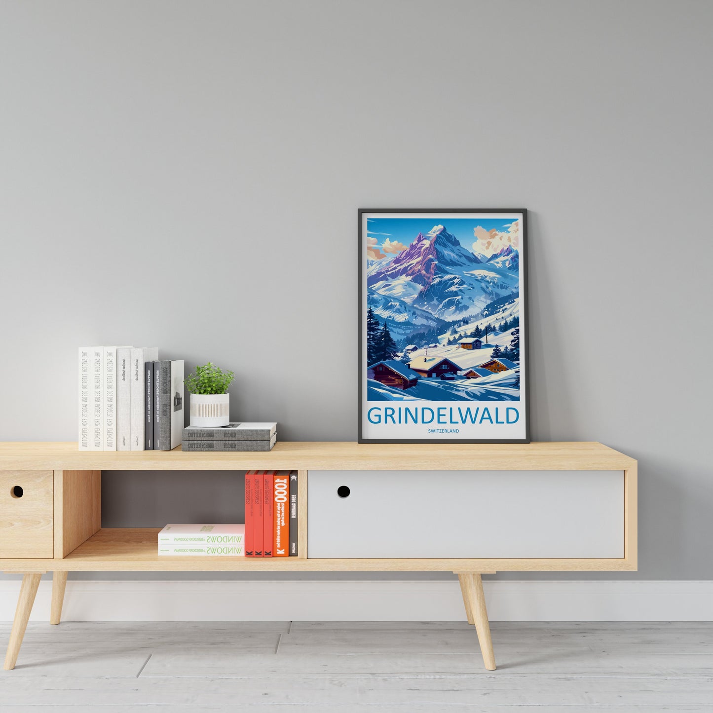Grindelwald Print Grindelwald Home Décor Switzerland Art Print Grindelwald Wall Print For Switzerland Gift Wall Hanging Grindelwald Home Art