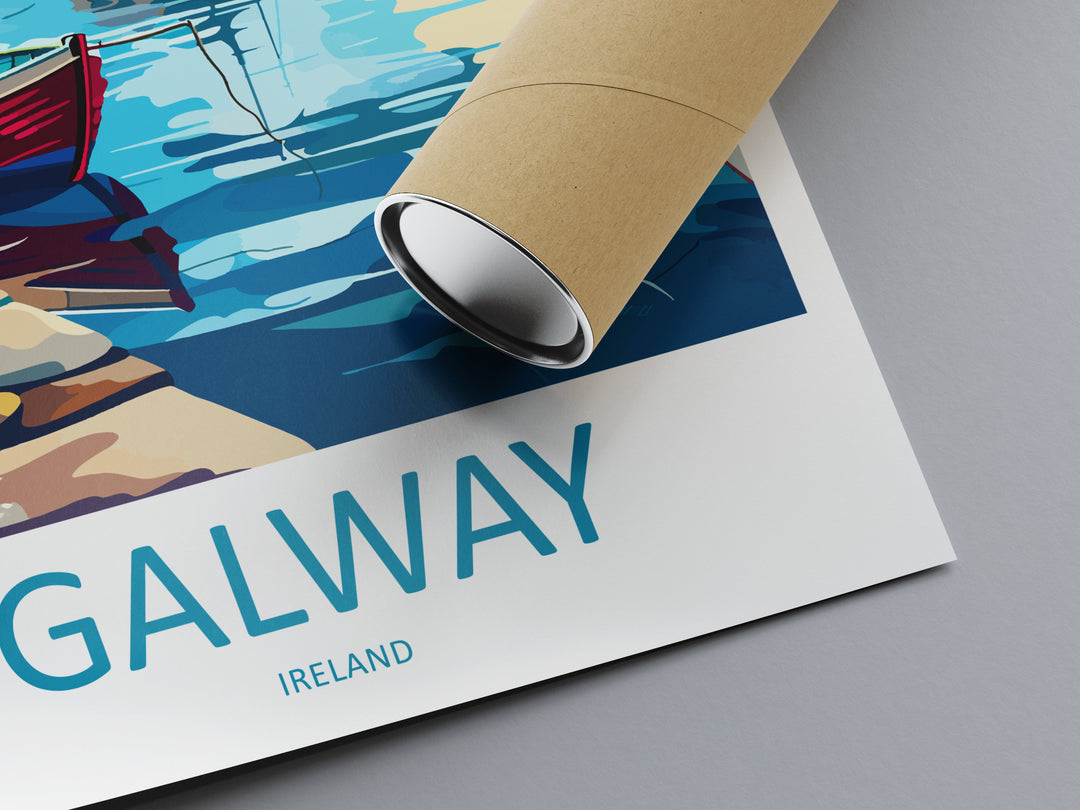 Galway Print Galway Home Decor Galway Square Art Print Galway Wall Art for Ireland Enthusiast Gift Wall Hanging Galway Ireland Wall Décor
