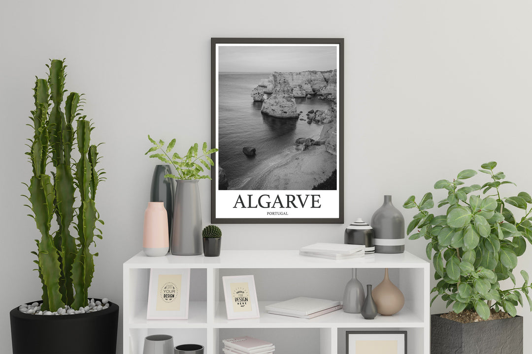 Algarve Photo Print of Algarve Portugal Travel Photo Hanging Decor Photo Travel Art Gift For Travel Artwork Wall Art Framed
