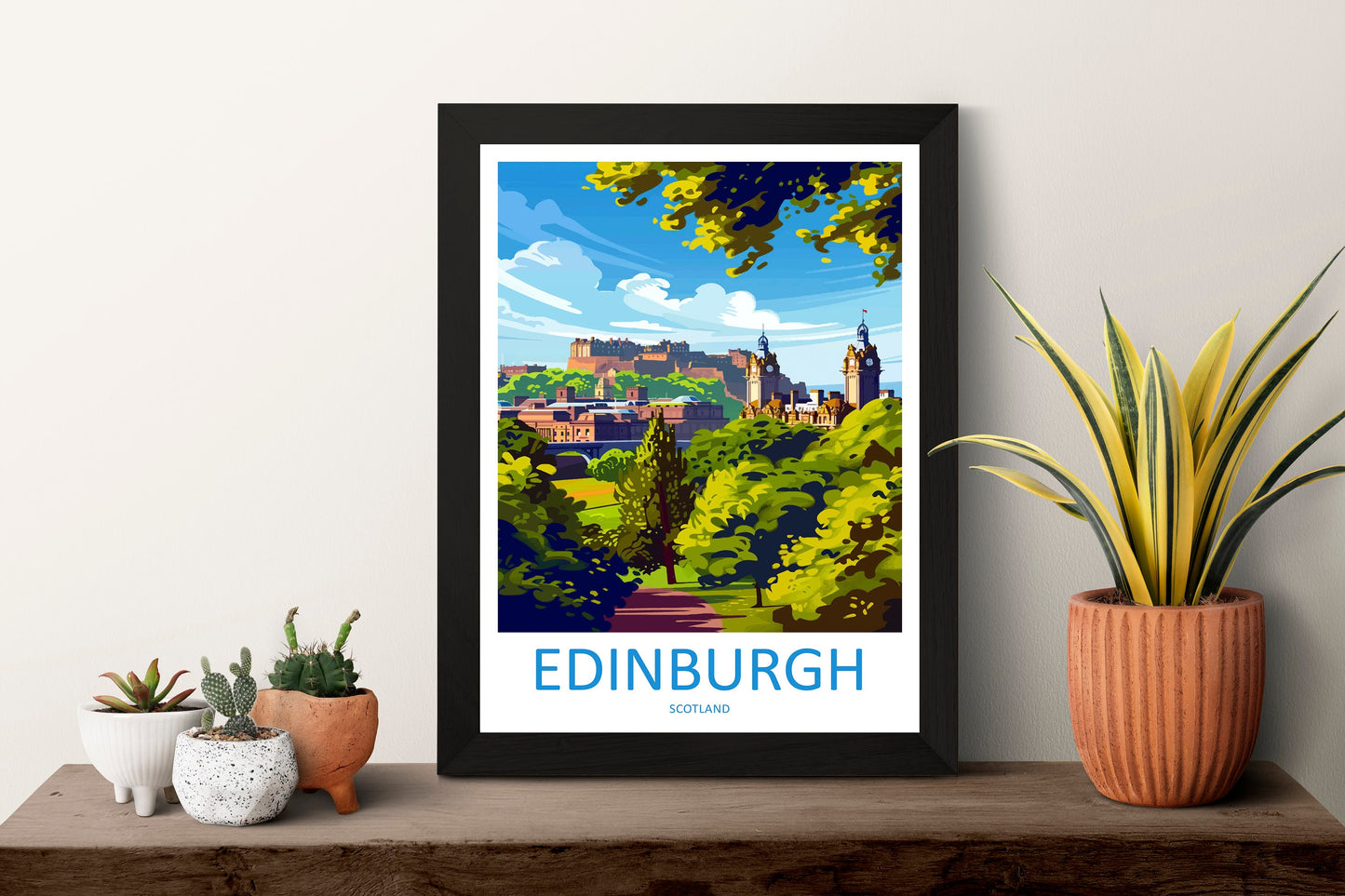 Edinburgh Cityscape Print Edinburgh Home Decor European City Art Print Edinburgh Wall Art Scotland Enthusiast Gift Wall Hanging Edinburgh