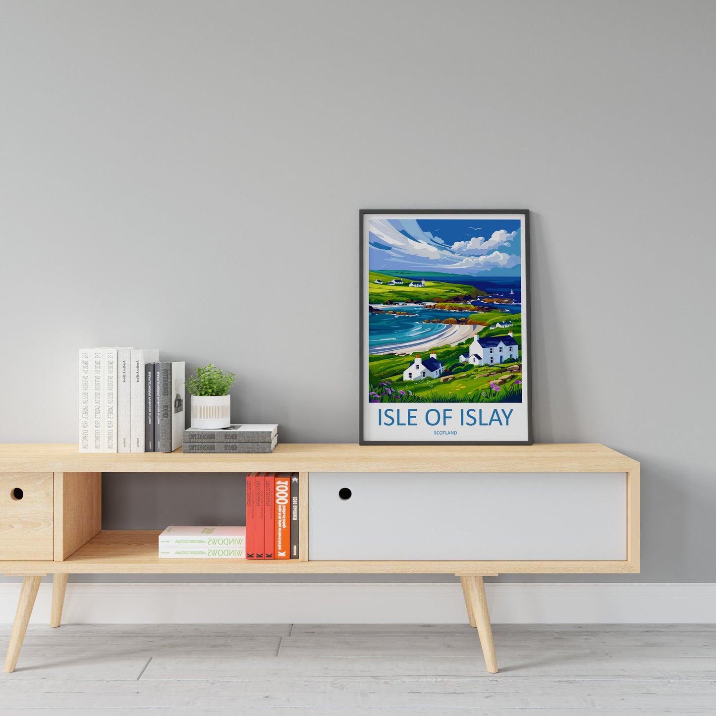 Isle Of Islay Travel Print Wall Art Isle Of Islay Wall Hanging Home Décor Isle Of Islay Gift Art Lovers Scotland Art Lover Gift Isle Poster