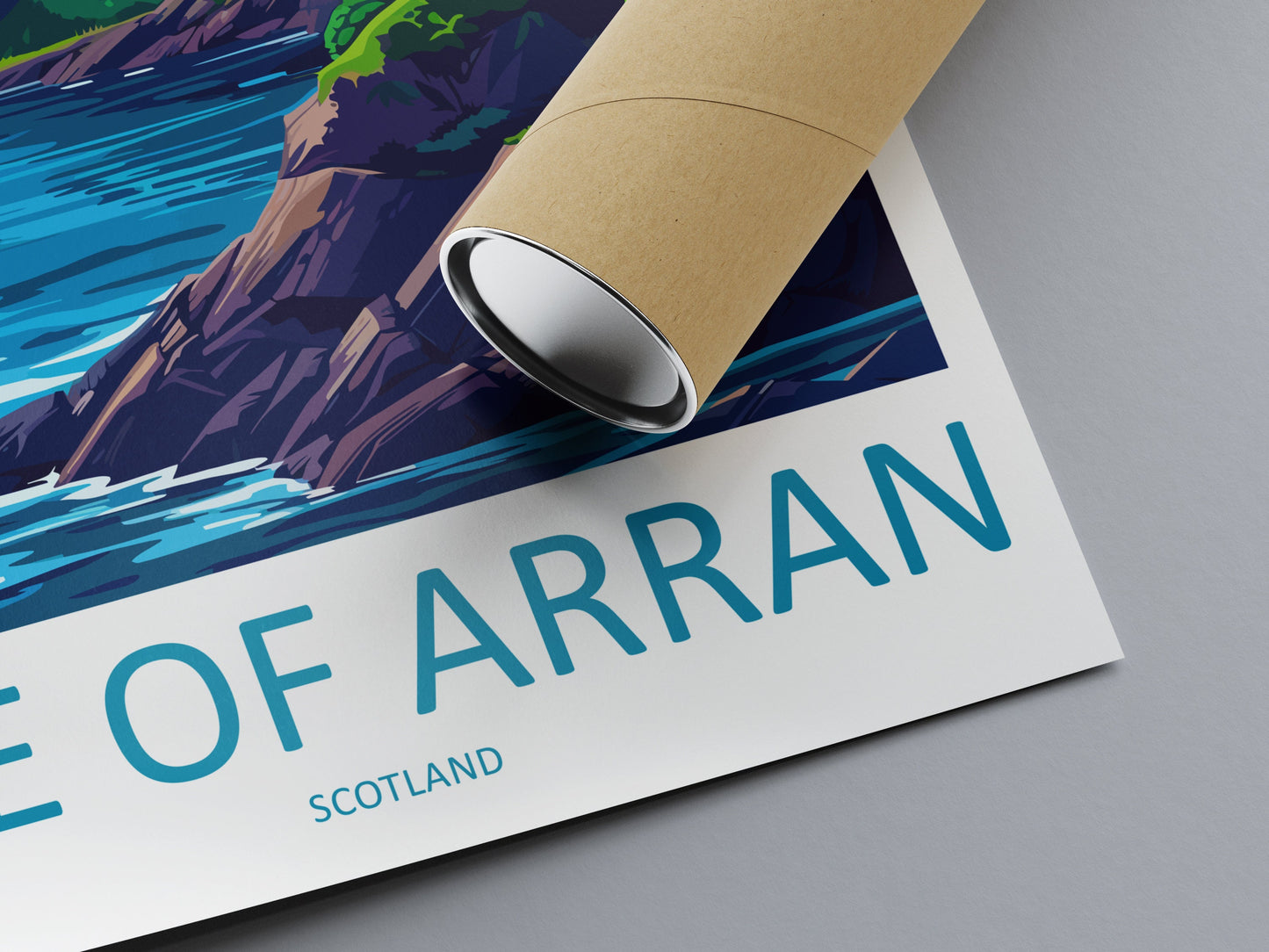 Isle Of Arran Travel Print Wall Art Isle Of Arran Wall Hanging Home Décor Isle Of Arran Gift Art Lovers Scotland Art Lover Gift Isle Poster