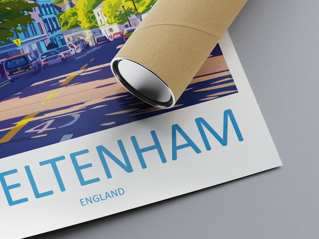 Cheltenham Travel Print Wall Art Cheltenham Wall Hanging Home Décor Cheltenham Gift Art Lovers England Art Lover Gift Cheltenham Art